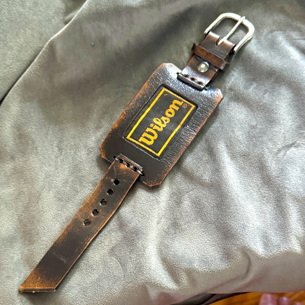 Handmade leather WILSON bracelet